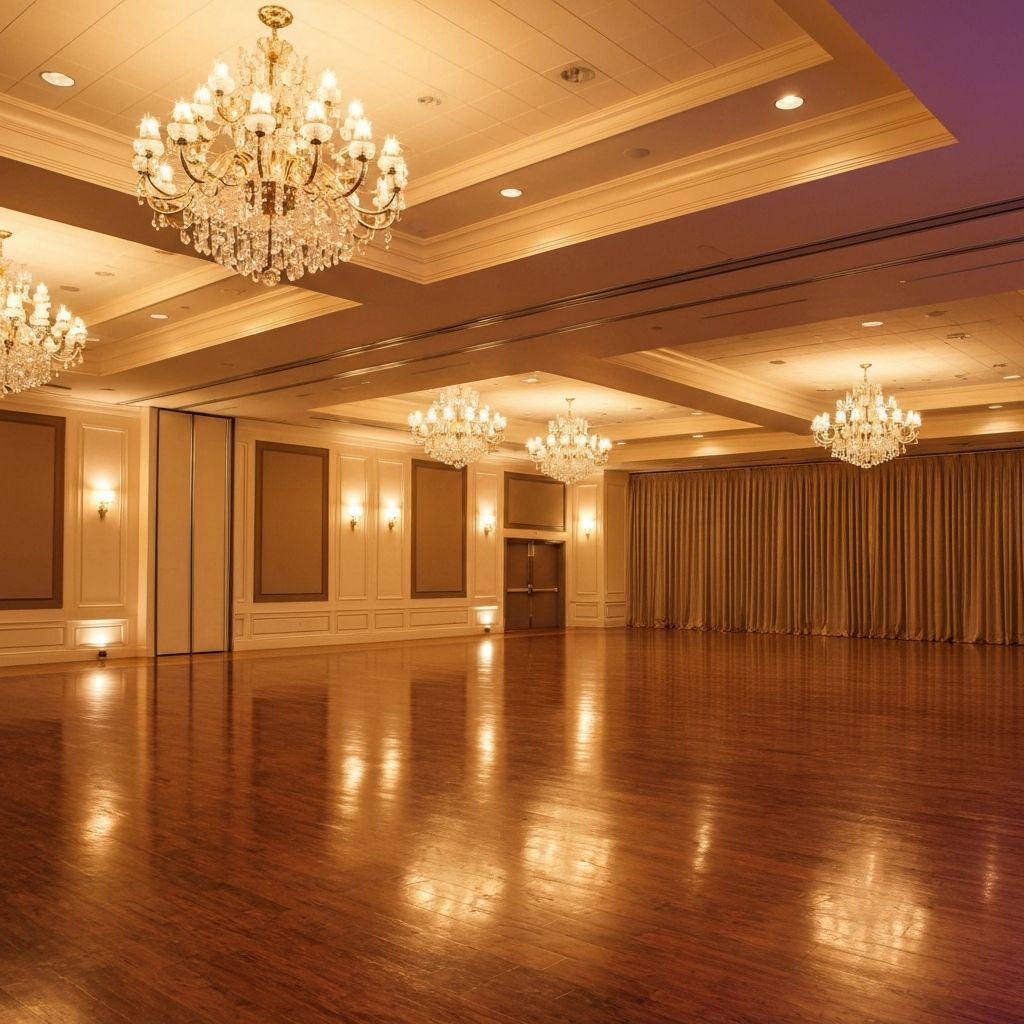 Event venue after professional cleaning